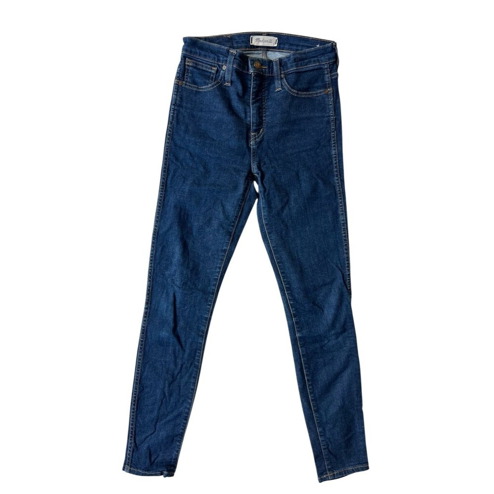 Madewell 10" High Rise Skinny Jeans Dark Blue Size 26 Womens